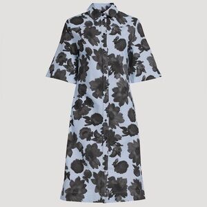 SAMSØE SAMSØE Demi Shirt Dress In Floral Print Size Small